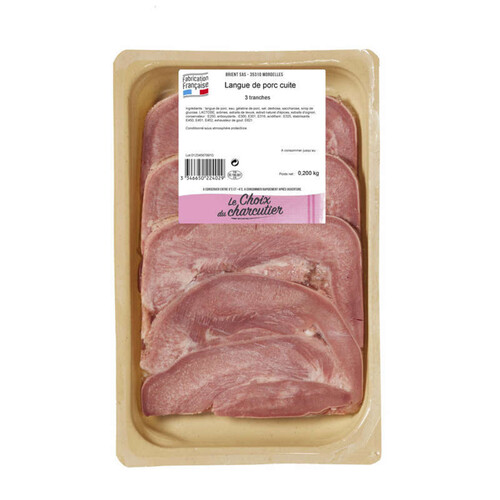 Brient Langue De Porc (3 Tranches)