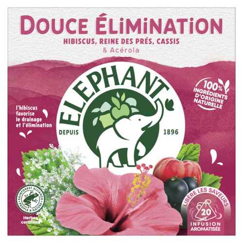 Elephant Infusion Douce Elimination 20 sachets