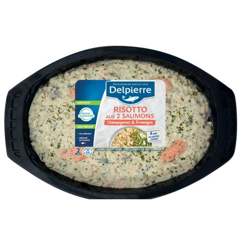 Delpierre Risotto aux 2 saumons 500g