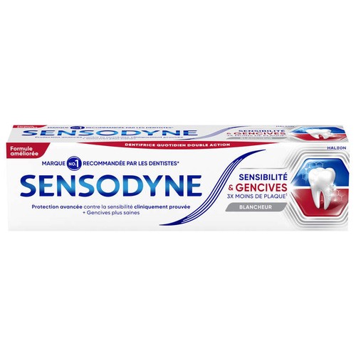 Sensodyne Dentifrice sens & gencives blanches 75ml