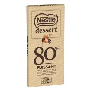 Nestlé Dessert Chocolat Noir 80% Puissant 170g