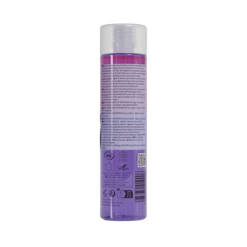 [Para] [Par Naturalia]  Cattier Démaquillant Biphase Yeux Sensibles Lèvres Bleuet Rose 150ml