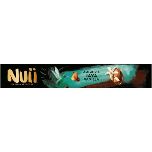 Nuii Glaces Vanille de Java & Amande x4 268g