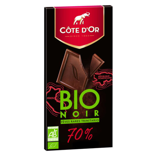 Côte d'Or Tablette Chocolat Noir 70% Bio 90g