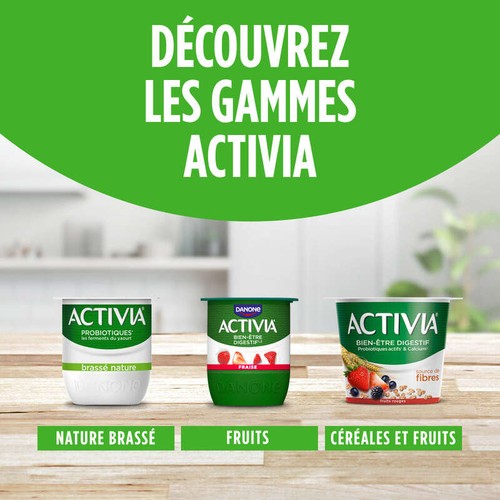 Activia Yaourt Nature Brassé Bifidus 8x125g
