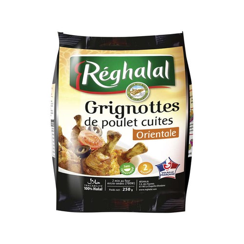 Réghalal Grignot’ de poulet cuites a l'oriental sachet 250g