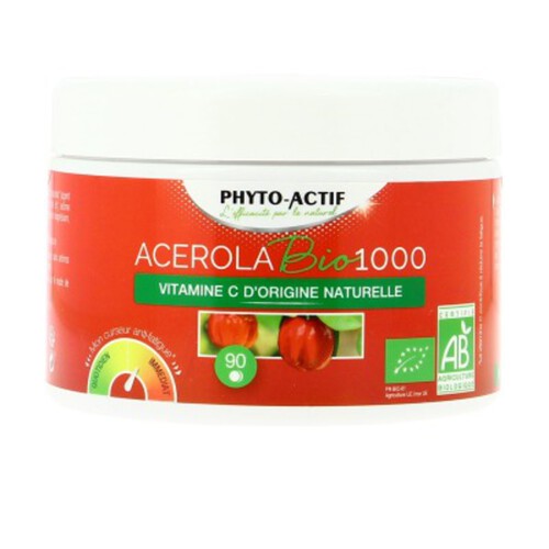 [Par Naturalia] Phyto Actif Complément Alimentaire Acerola 1000 Bio 90 comprimés