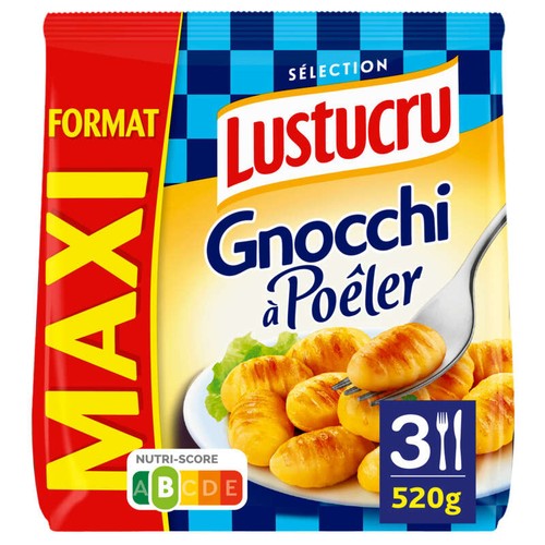 Lustucru Gnocchi à poêler format maxi 520g