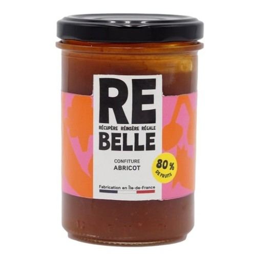 Re-belle Confiture d'abricot 230g