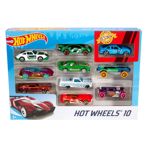 Hotwheels Coffret 10 voitures