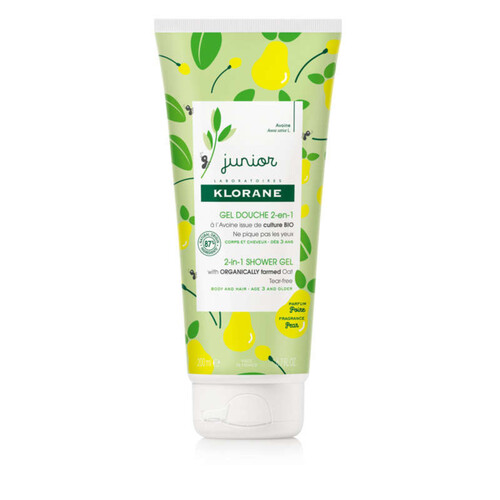 [Para] Klorane Junior Gel douche 2-en-1 à l’Avoine BIO Poire 200ml