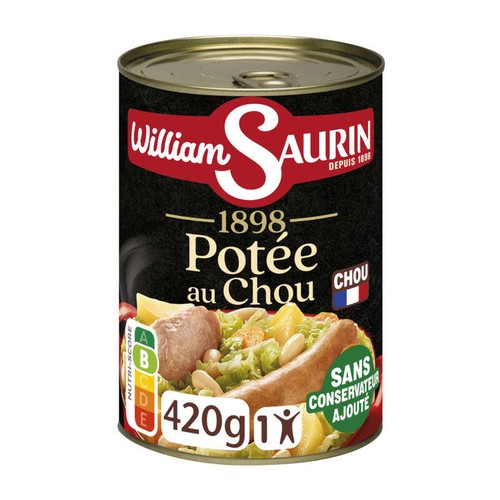 William Saurin Potée Auvergnate aux Choux 420g