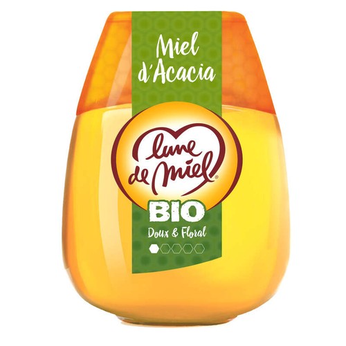 Lune de Miel Miel d'Acacia doseur Bio 250g