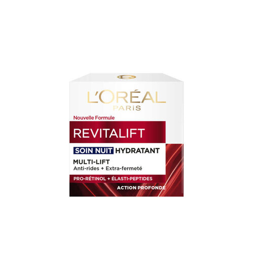 L'Oréal Paris Revitalift Crème Visage Anti-Rides Nuit Hydratant 50ml