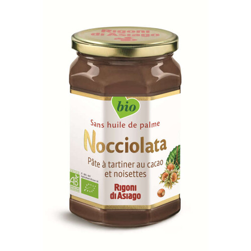 Nocciolata Pâte à tartiner au cacao et noisettes biologique 700g.