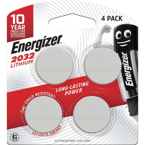 Energizer pile bouton energizer lithium 2032 x4