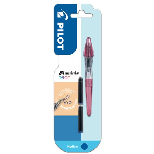 Pilot Stylo Plume Pluminix + 2 Cartouches D'Encre Offertes