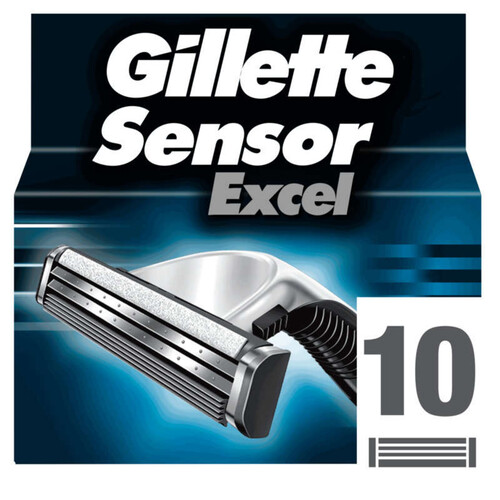 Gillette Lames Sensor Excel X10