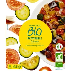 Monoprix Bio Ratatouille Cuisinée 600g