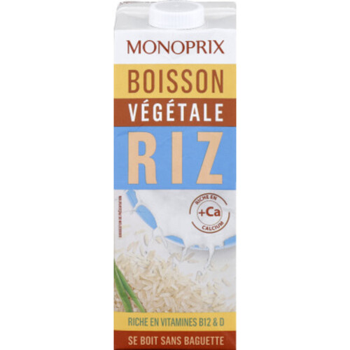 Monoprix Boisson Végétale Riz 1l