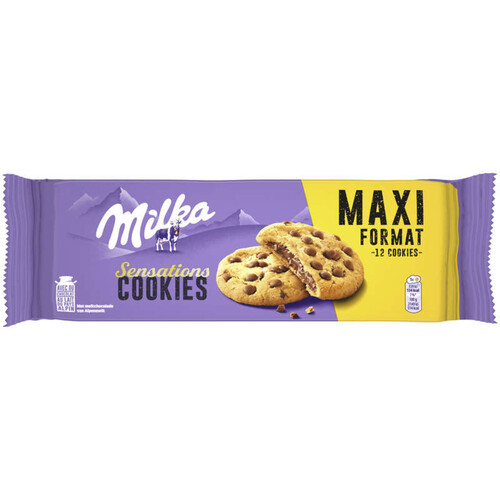 Milka Sensation Cookies aux pépites de Chocolat 312g