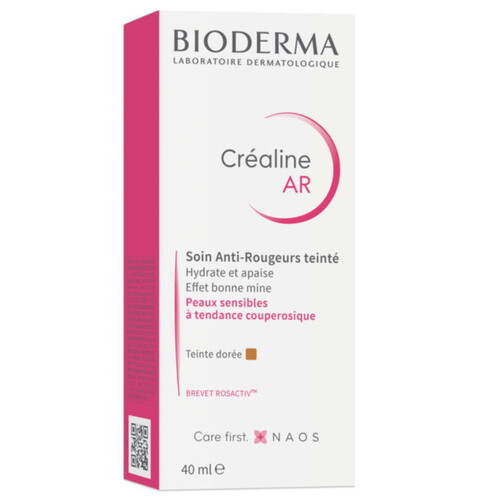 [Para] Bioderma créaline AR crème teintée anti-rougeurs peaux sensibles 40ml