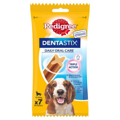 Pedigree Dentastix Bâtonnets pour chien moyen 180g