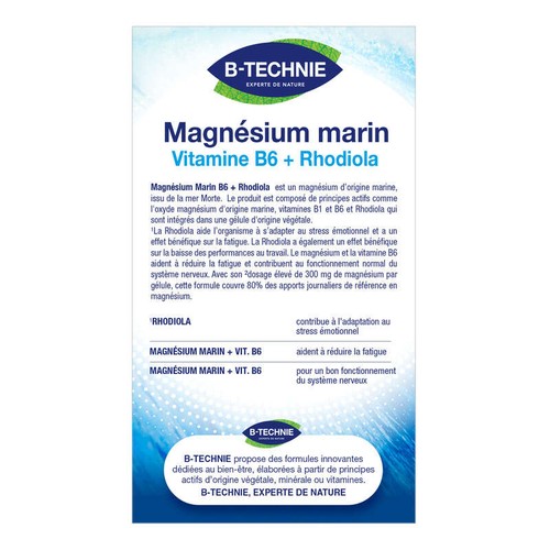 [Par Naturalia] Biotechnie Magnésium marin + Rhodiola 90 gélules