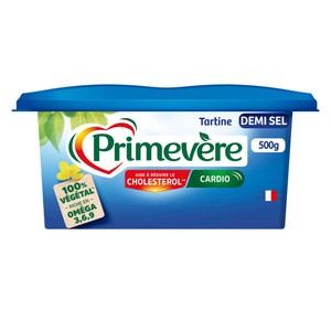 Primevère Margarine Tartine demi-sel 500g
