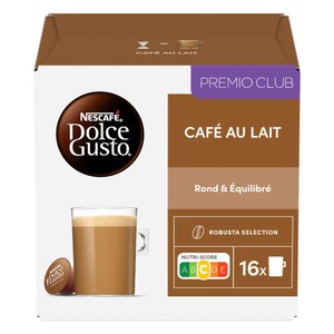Nescafé Dolce Gusto Capsules de café au lait 160g
