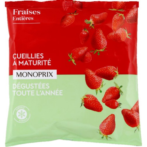 Monoprix Fraises entières 450g
