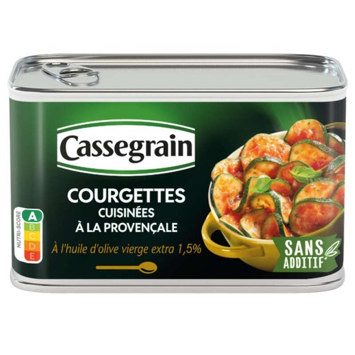 Cassegrain Courgettes Cuisinées à La Provençale 375g