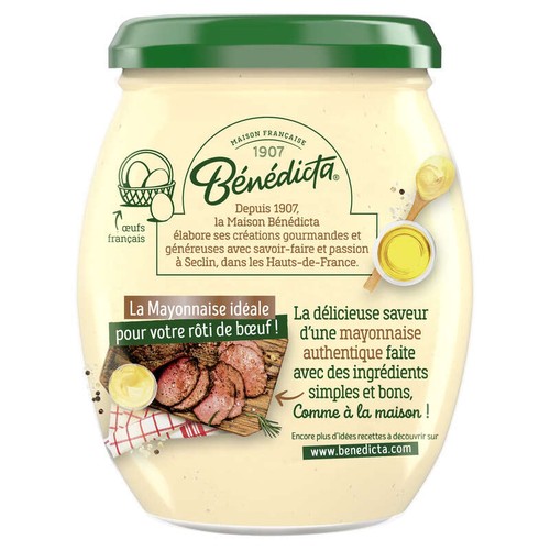 Bénédicta Mayonnaise Comme À La Maison 255g