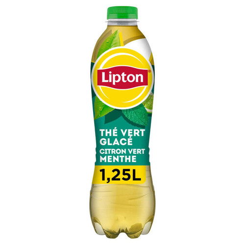 Lipton Thé Glacé Saveur Citron Vert Et Menthe 1,25 L