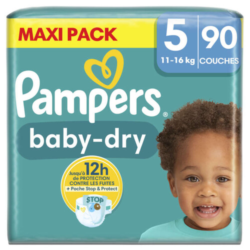 Pampers baby dry couches maxi T5 x90