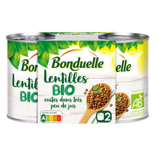 Bonduelle Lentilles Bio 2 x 130g