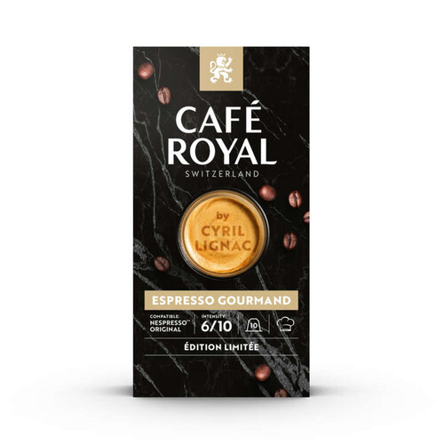 Café royal espresso gourmand