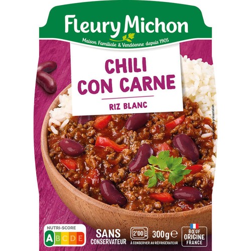 Fleury Michon Chili Con Carne Et Riz 300g