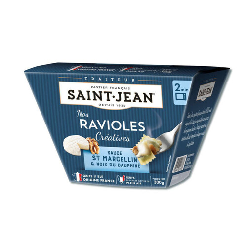 Saint Jean Box ravioles sauce saint marcellin et noix du dauphiné saint jean 300g