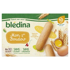 Blédina Mon 1er Boudoir - Biscuit Bébé Dès 10 Mois | Pack De 12 Sachets