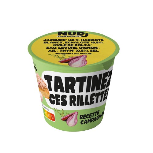 Nudj Rillette végétale campagne 120g