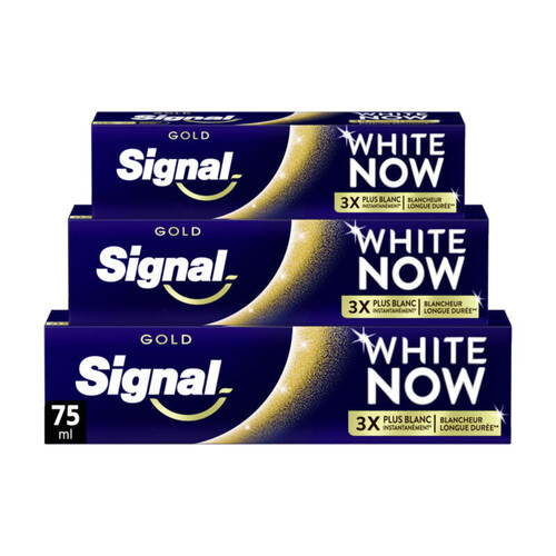 Signal White Now Dentifrice Gold 75ml