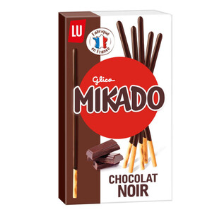 Lu Mikado Biscuits nappés au chocolat noir 90g