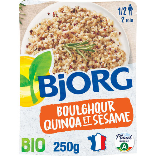 Bjorg Boulghour, Quinoa Et Sésame, Bio 250G
