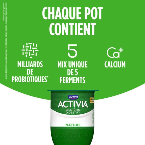 Activia Yaourt Nature Bifidus 12x125g