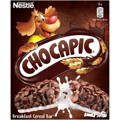 Chocapic Barres De Céréales Au Chocolat 6 X 25G