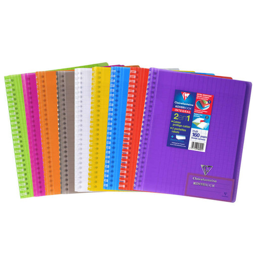 Clairefontaine Cahier 17x22cm, grands carreaux, 80 pages, 90gr/m²