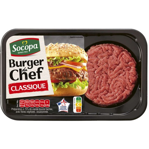 Socopa Burger Du Chef 2x125g
