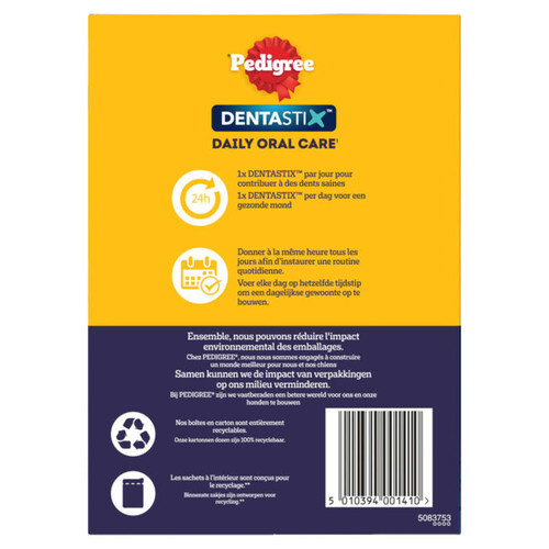 Pedigree Dentastix Bâtonnets pour chien moyen 1,44kg