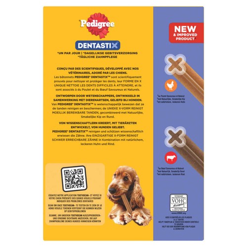 Pedigree Dentastix Bâtonnets pour chien moyen 720g